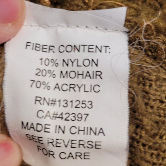 Pink Martini Crew Neck 3/4 Sleeve Sweater Size M - Picture 12 of 12